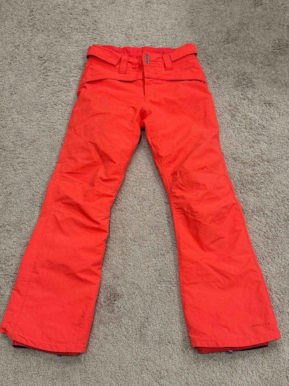 Protest Coral Red Ski Snowboard Pants 10K Waterproof Women’s XS